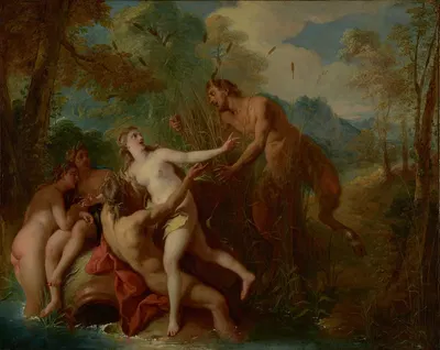 Pan and Syrinx by Жан-Франсуа де Труа, 1722–1724 — digital art print download