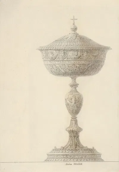 Ciborium for the Coronation of Napoleon I by Charles Percier, 1804 — digital art print download