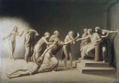 The Calumny of Apelles by John Vanderlyn, 1849 — digital art print download