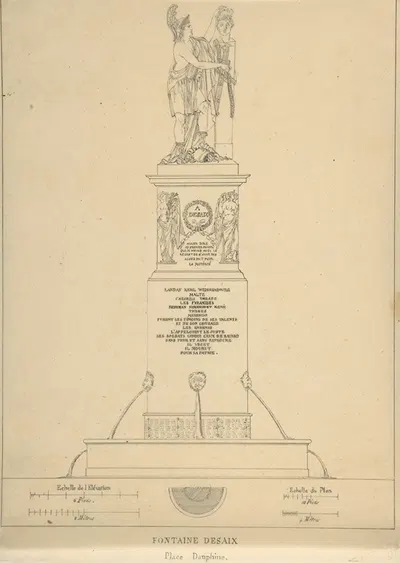 Fontaine Desaix by Charles Percier — digital art print download