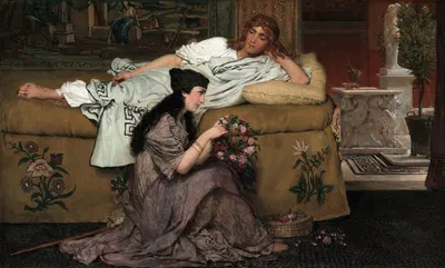 Glaucus and Nydia by Лоуренс Альма-Тадема, 1867 — digital art print download