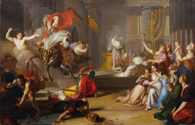 The eviction of Heliodor from the temple by Luigi Sabatelli — digital art print download