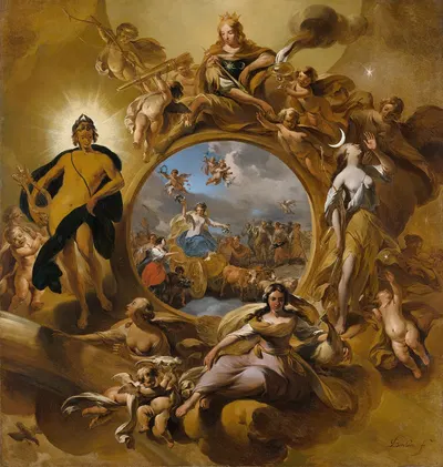 Allegory of Spring by Николаес Питерсз. Берхем — digital art print download