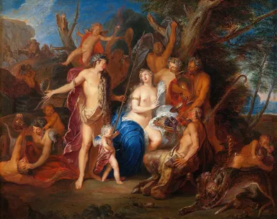 Bacchus and Ariadne by Nicolas Bertin — digital art print download