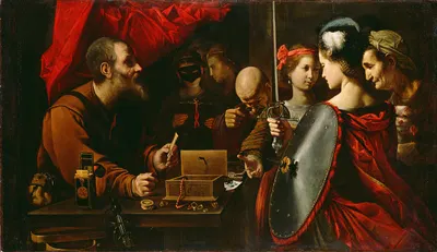 Achilles Among The Daughters of Lycomedes by Пьетро Паолини, 1625–1630 — digital art print download