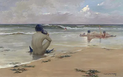 Sea Idyll by Rupert Bunny — digital art print download