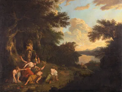 The Death of Orpheus by Томас Джонс — digital art print download