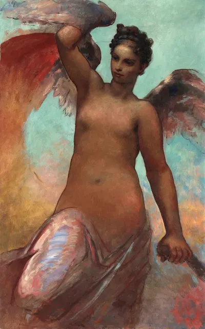 Winged Fortune by Уильям Моррис Хант, 1878 — digital art print download