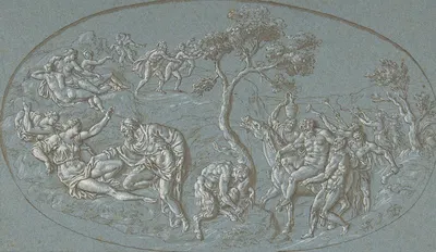 Nymphs And Satyrs by Circle of Bernard Picart — digital art print download