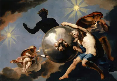 Cosmic Allegory by Абрахам Хондиус — digital art print download