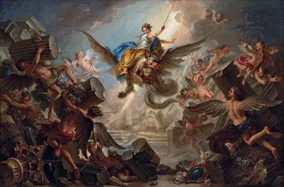 The Destruction Of The Palace Of Armida by Шарль-Антуан Койпель — digital art print download