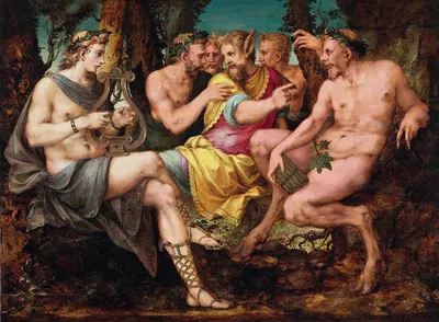 The Judgment Of Midas by Франческо Приматиччо — digital art print download
