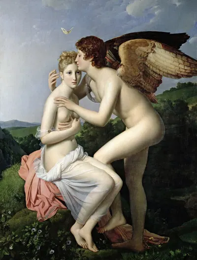 Cupid And Psyche by Франсуа Жерар — digital art print download