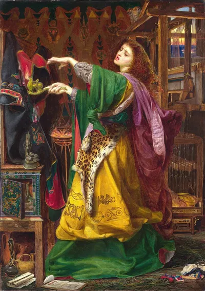 Morgan-Le-Fay by Фредерик Сэндис, 1864 — digital art print download