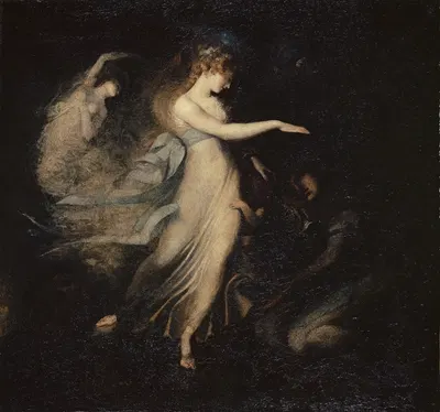 The Fairy Queen Appears To Prince Arthur by Henry Fuseli, 1785-1788 — digital art print download