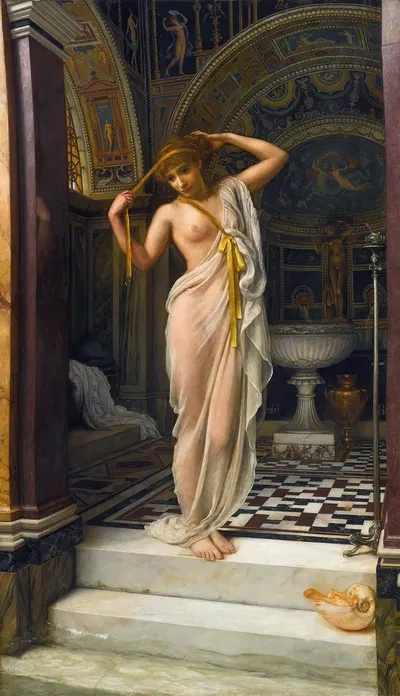 Diadumenè by Эдвард Джон Пойнтер, 1893 — digital art print download