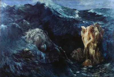 Scylla and Charybdis by Корнелис Ари Ренан, 1894 — digital art print download