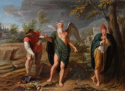 Allegory Of Time, Work And Idleness by Caspar Jacob Van Opstal The Younger — digital art print download