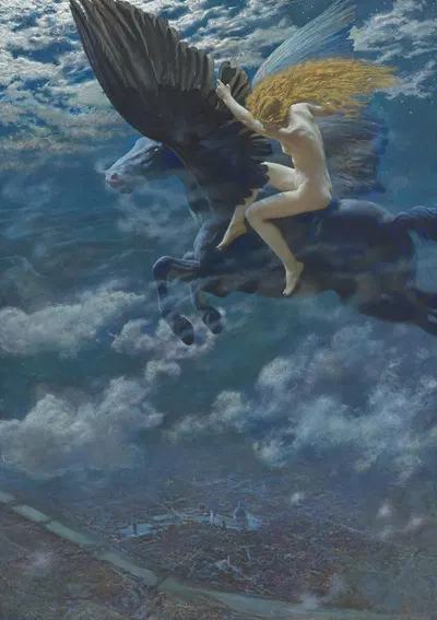 Dream Idyll by Эдвард Роберт Хьюз — digital art print download