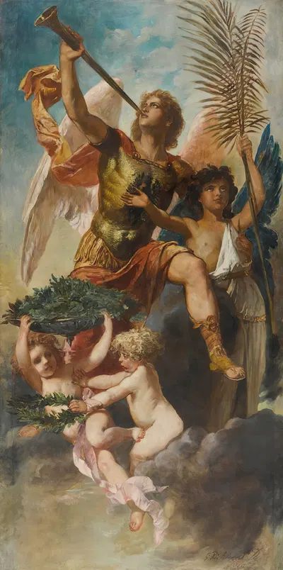 Victory by Густав Карл Людвиг Рихтер, 1878 — digital art print download