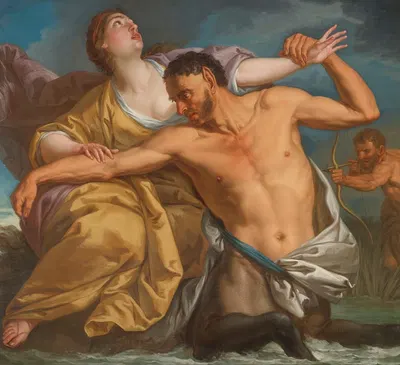 The Slaying Of Nessus By Hercules by Итальянская школа — digital art print download