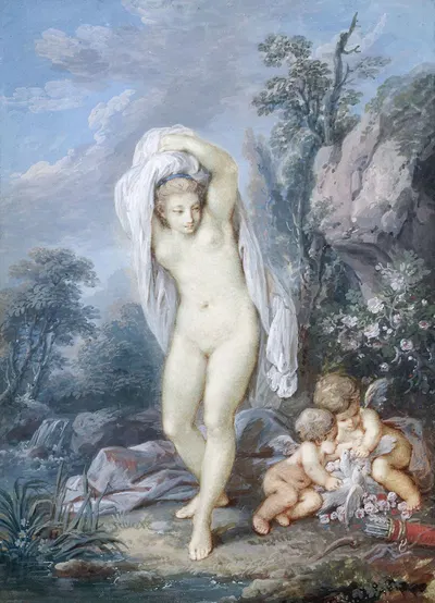 Le Bain de Vénus by Jacques Charlier — digital art print download