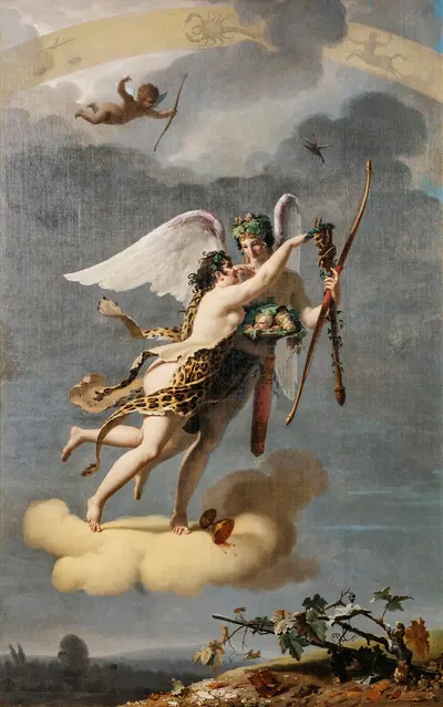 The Four Seasons-Autumn by Жан Батист Дебре, 1804 — digital art print download