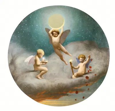 Allegory Of Night by Жан-Леон Жерома, 1859 — digital art print download