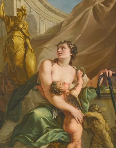 Hope Nursing The Love Of Glory by Джон Франсис Риго — digital art print download