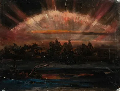 Asgårdsreia, Sketch by Нильс Якоб Ольссон Бломмер, 1849 — digital art print download
