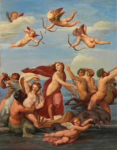 The Triumph Of Galatea by Нильс Якоб Ольссон Бломмер, 1835 - 1853 — digital art print download