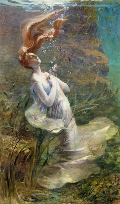 Ophelie by Paul Steck, 1894-1895 — digital art print download