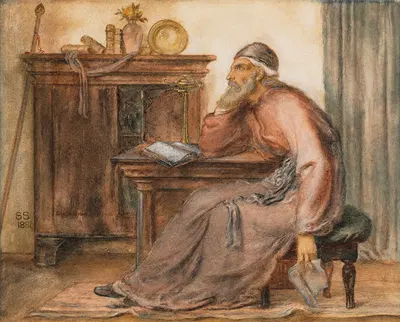 The Seer by Simeon Solomon, 1881 — digital art print download