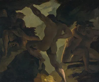 Épisode De La Guerre Des Titans by Théodore Géricault — digital art print download
