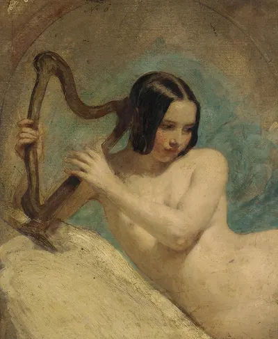 Terpsichore by Уильям Эдвард Фрост — digital art print download