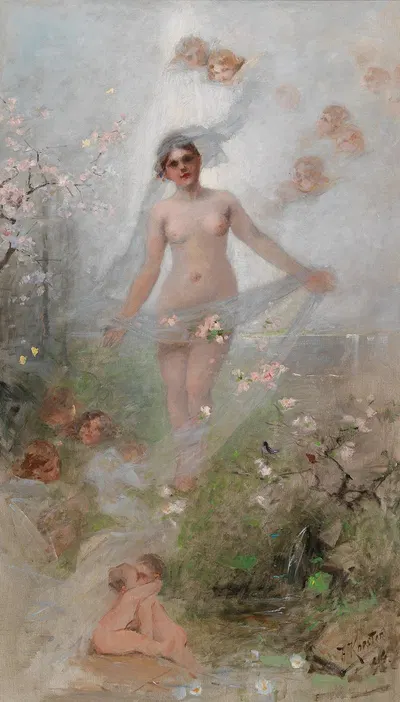 Springtime by Александр Кёстер — digital art print download