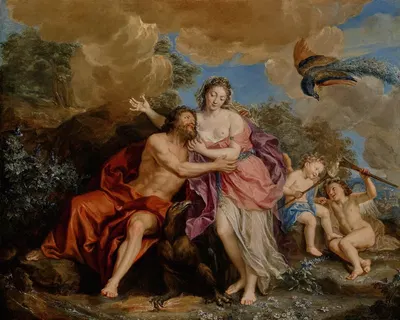 Jupiter And Juno On Mount Ida by Антуан Койпель — digital art print download