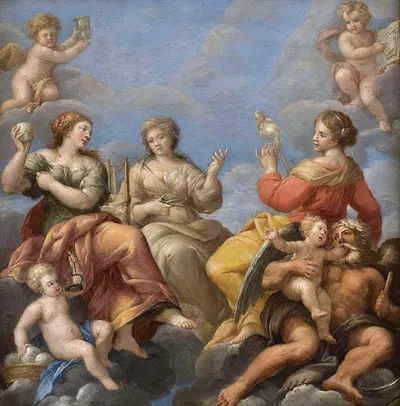 The Three Fates by Болонская школа — digital art print download
