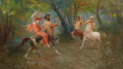 Fest Der Kentauren by Этторе Форти — digital art print download
