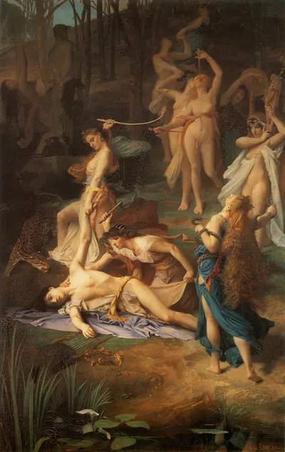 Death Of Orpheus by Эмиль Леви, 1866 — digital art print download