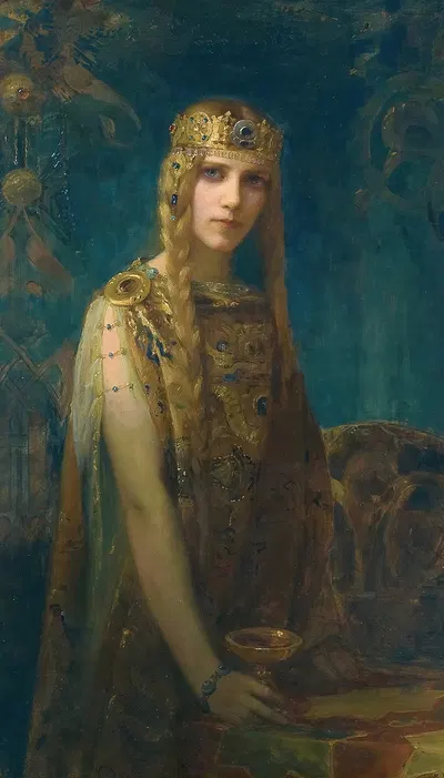 Isolde, The Celt Princess by Гастон Бюссьер, 1911 — digital art print download