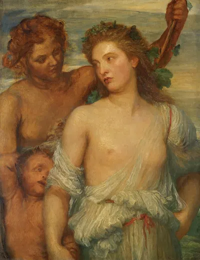 A Bacchante by Джордж Фредерик Уоттс — digital art print download