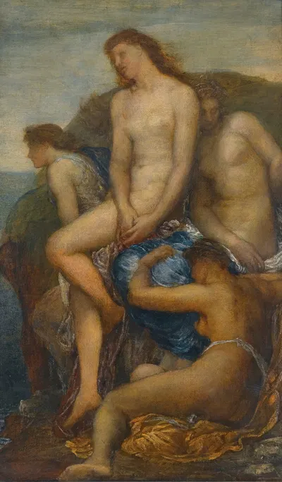 Watching For The Return Of Theseus by Джордж Фредерик Уоттс — digital art print download
