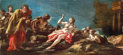 The Judgment Of Midas by Джованни Антонио Пеллегрини — digital art print download