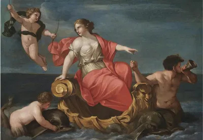 The Triumph Of Galatea by Джованни Франческо Романелли — digital art print download