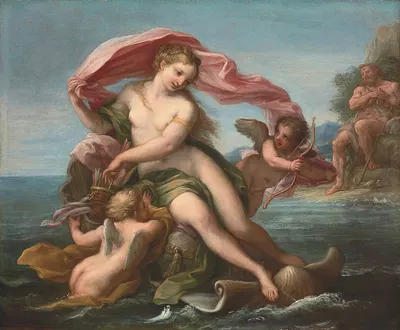 The Triumph Of Galatea by Giuseppe Bartolomeo Chiari — digital art print download