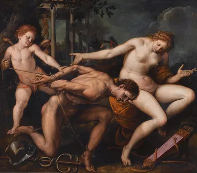 Allegory Of Love And Wisdom by Isidoro Bianchi — digital art print download