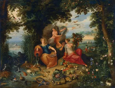Allegory Of The Four Elements by Ян Брейгель младший — digital art print download