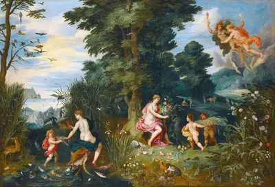 Allegory Of The Four Elements by Ян Брейгель младший — digital art print download