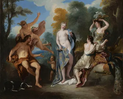 The Judgement Of Paris by Жан-Франсуа де Труа — digital art print download